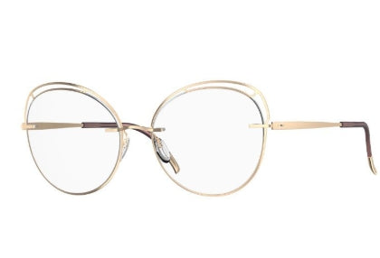 Rame de ochelari Silhouette L006 75 7720 placata cu aur 23k