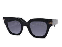 Ochelari de soare Bvlgari BV40013I 01B Placati cu aur