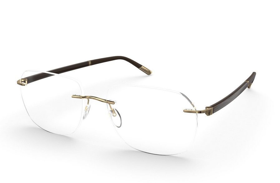 Rame de ochelari Silhouette 5565 LT 7520 placata cu aur 23k