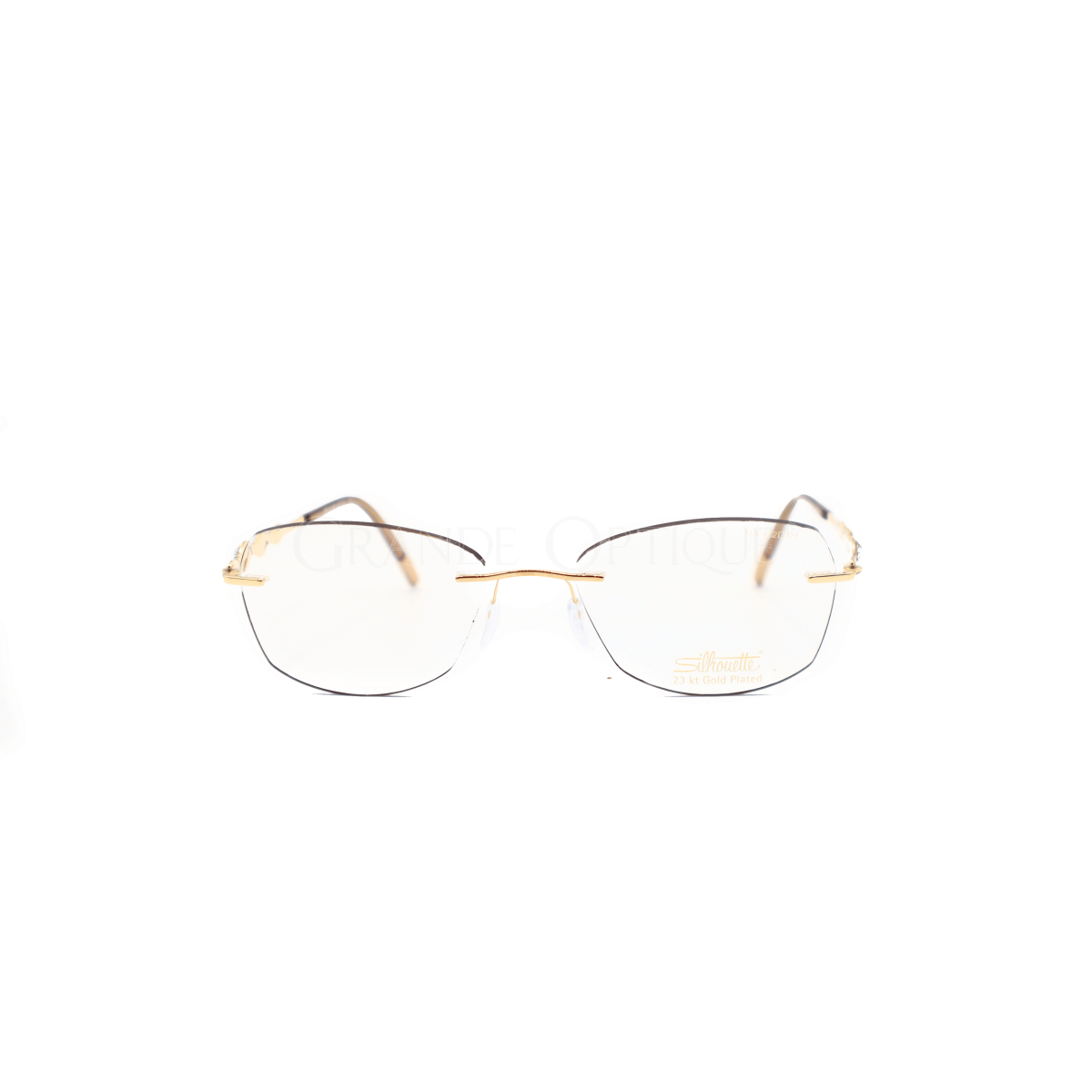 Rame de ochelari Silhouette 4376 20 6051 placate cu Aur 23k